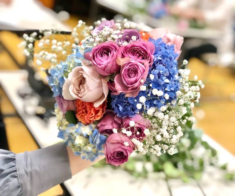 フラワー教室なかもずで2度楽しめる魔法！花束ブーケがドライフラワーになる2Weyアレンジ