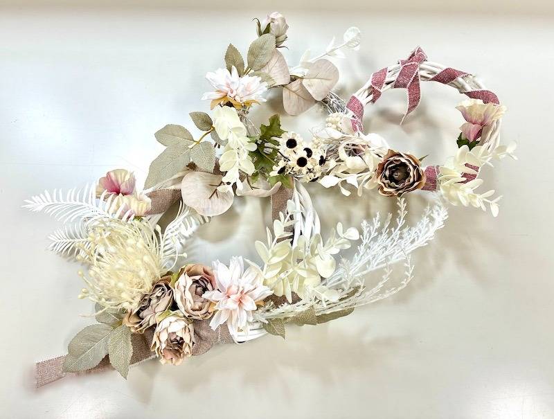 堺市なかもずフラワー教室から魔法のリースで「私だけの庭」をデザイン！